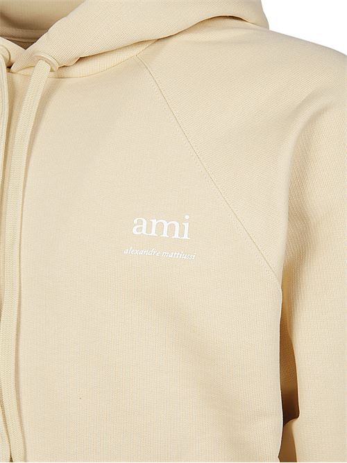 Sweatshirt with logo AMI PARIS | USW224747721